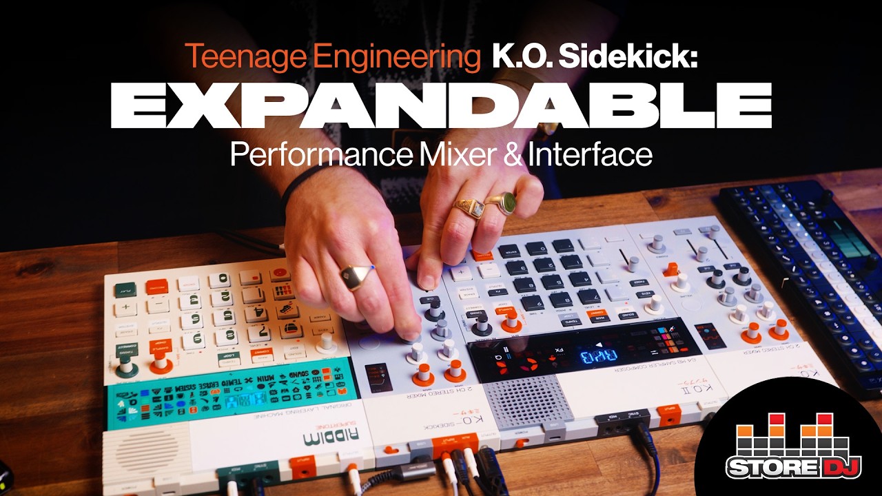 FIRST JAMS ft. TWO Teenage Engineering K.O. Sidekick Mixers Linked