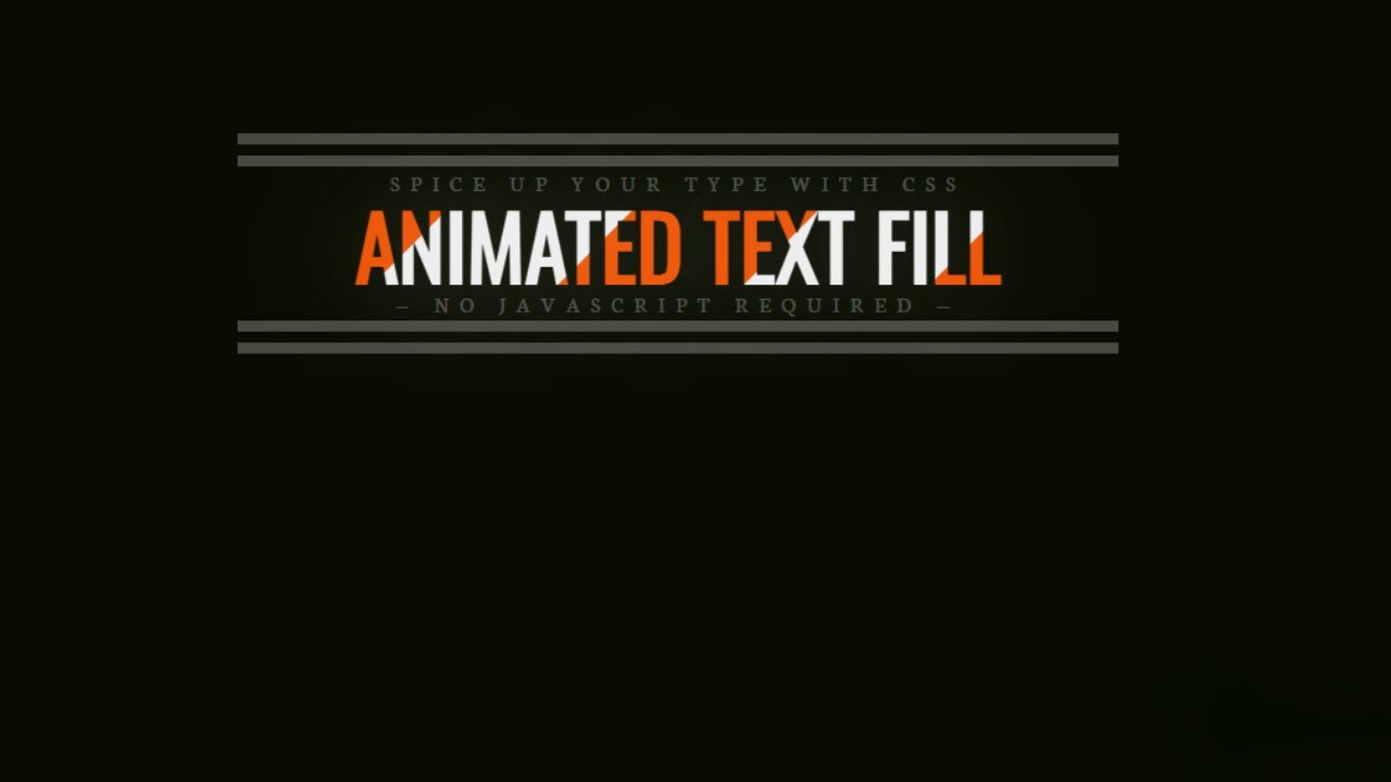 CSS Creative Text Animation Effects | Animated Text with HTML and CSS ...