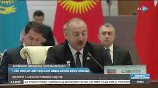 #ilhamaliyev: TDT mustakil Türk Devletlerinden ibaret değil, onun coğrafi sarhetleri daha geniştir