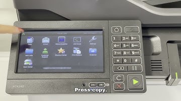 How to make a photocopy with Lexmark and Cloud Print Management