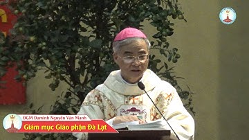 Bài giảng ĐGM Đaminh Nguyễn Văn Mạnh trong thánh lễ mùng 3 Tết Canh Tý năm 2020
