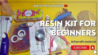 Resin Art basic Material For Beginners In Hindi Special class For Beginners#resin #resinartist#viral
