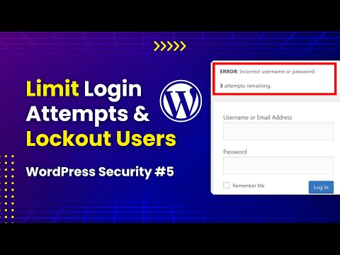 WordPress Limit Logins Attempt | Stop Brute Force Attack | WordPress Security #5