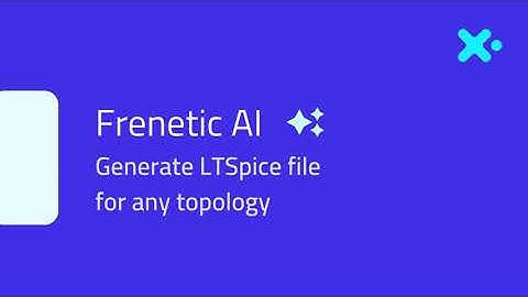 Frenetic AI: Generate Ltspice file for any topology