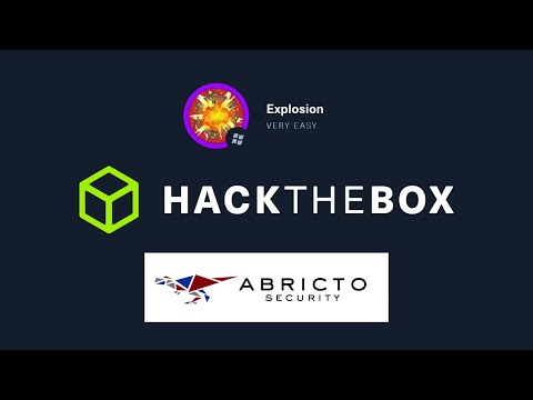 Hack The Box Starting Point – Explosion walk-through