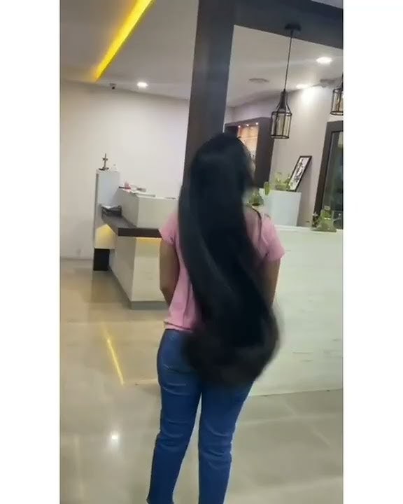 Indian long hair beauty girl 😍😍😍subscribe this channel 😉😉😉