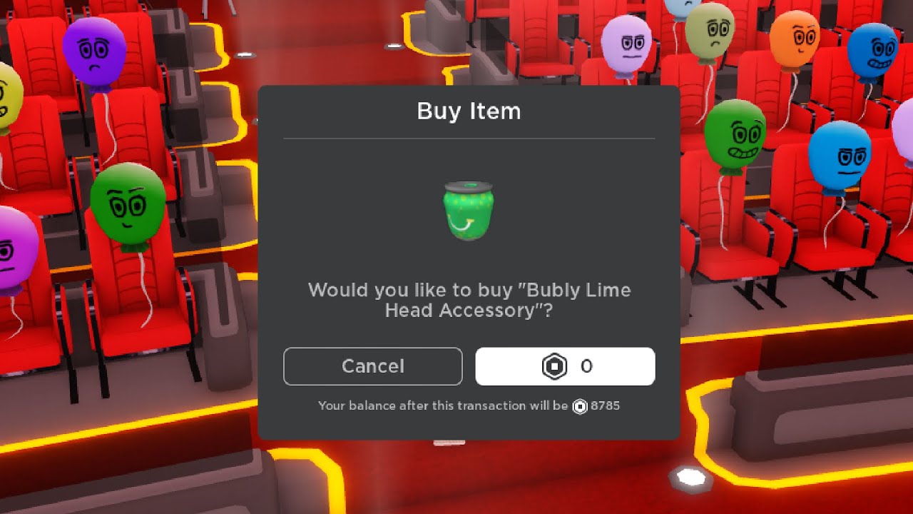 Sniping Bubly Lime Head Accessory 