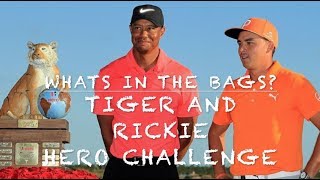 Tiger Woods Rickie Fowler whats in the bag