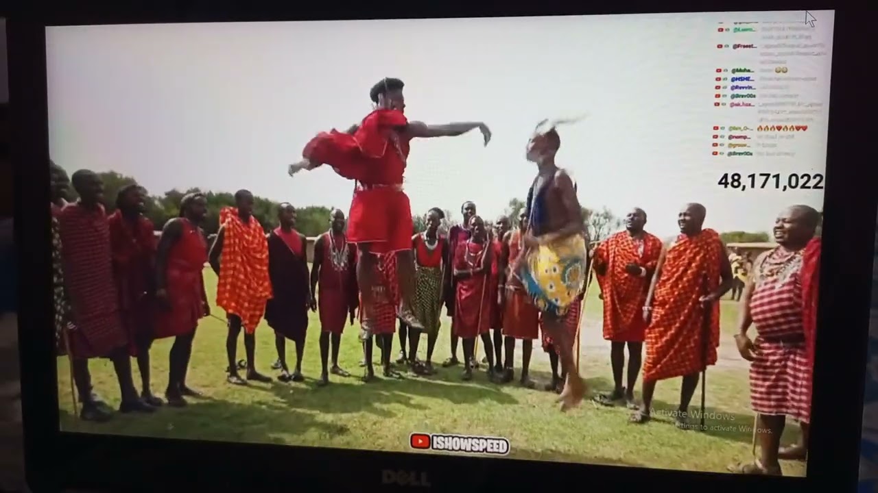Ishowspeed Wins Jumping competition against maasai warriors 