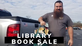 Library book sale (crazy amount of books)