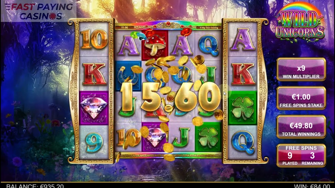 WILD UNICORNS Slot by Big Time Gaming - New 4096 Way Game Preview - YouTube
