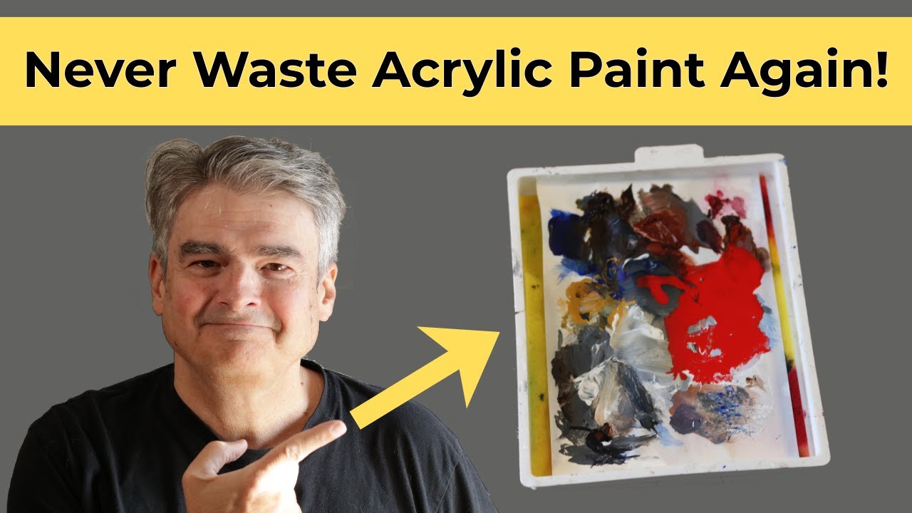 Как я использую палитру Sta Wet для акриловой живописи