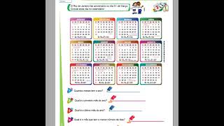 Material Rio Educa 3º ano: 1º bimestre pág 42 e 43