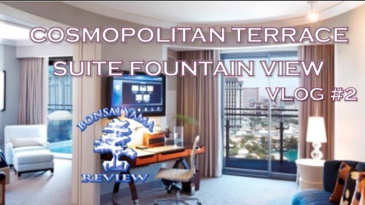 Cosmopolitan Las Vegas Terrace Suite Fountain View Vlog 2