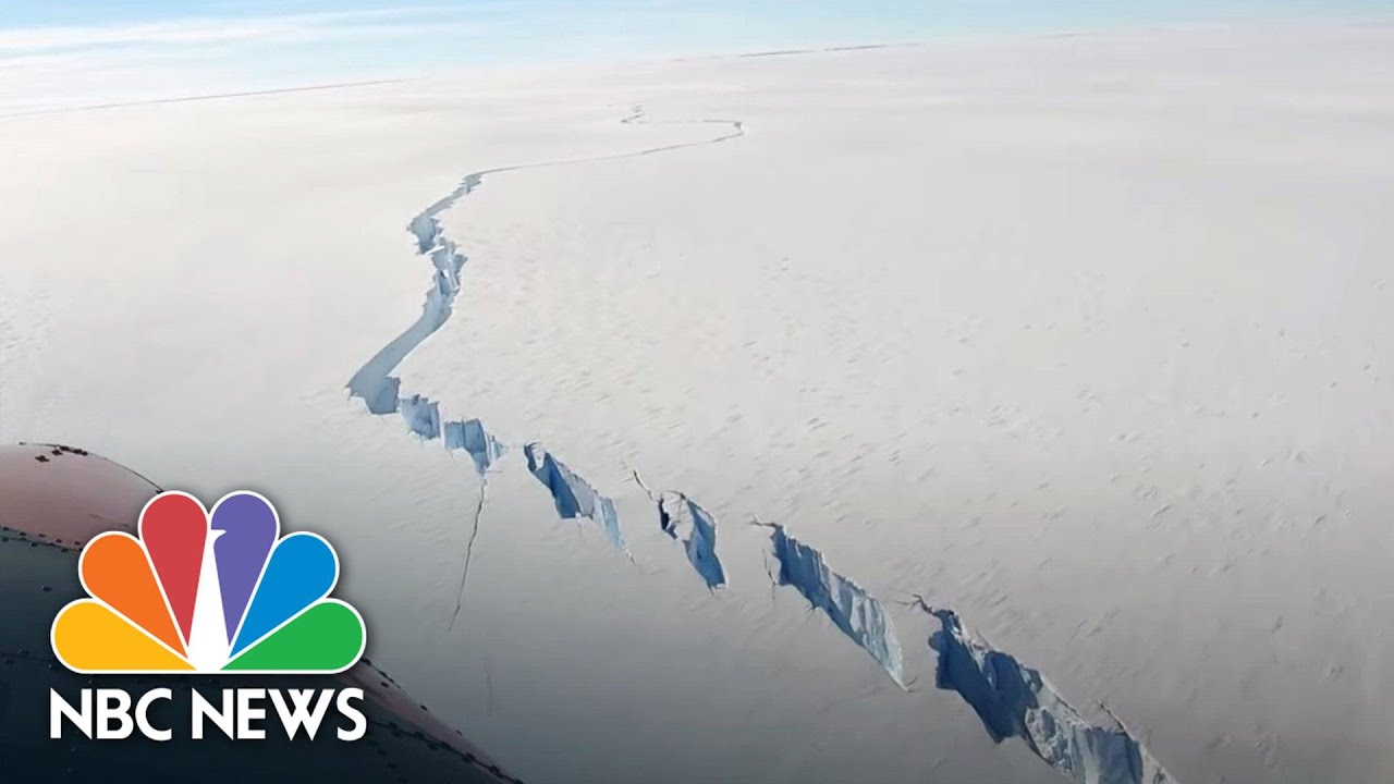 Huge Iceberg Breaks Off Antarctic Ice Shelf | NBC News
