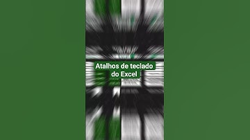 Dicas de mestre: Atalhos de teclado do Excel #excel
