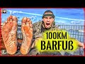 100 km barfu laufen in 24h  mammutmarsch 2020  survival mattin