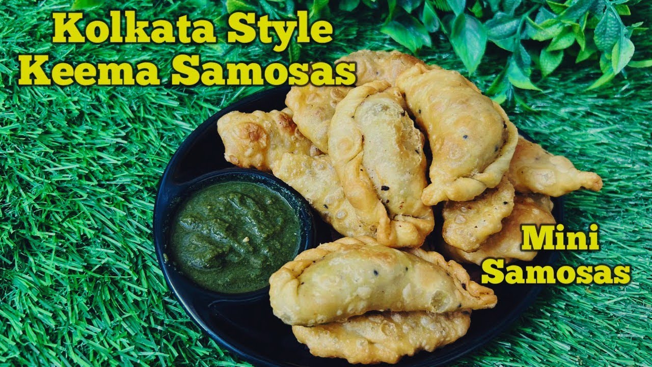 Ramadan Special🌙 Crispy Mutton Keema Samosa Recipe l Kolkata Style Keema Samosa Recipe l Mini Samosa