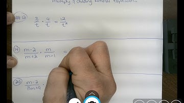 Lesson 11-2 Multiplying & Dividing Rational Expressions Part 1