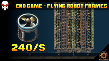 Factorio: Flying Robot Frames T5 Blueprint - End Game (Space Age DLC)