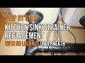 Kitchen Sink Strainer Replacement (No Lock Nut), Sink Drain Removal &amp; Installation