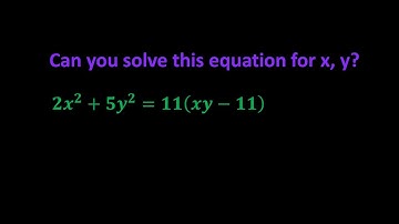 Can you solve this equation for positive integers x, y?