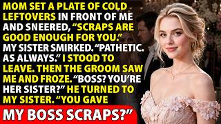 At My Sister’s Wedding, I Was Served Leftovers—Then the Groom Froze: “Boss? You’re Her Sister?”