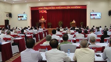 Tổng Bí thư Nguyễn Phú Trọng chủ trì Hội nghị gặp mặt cán bộ cấp cao đã nghỉ hưu