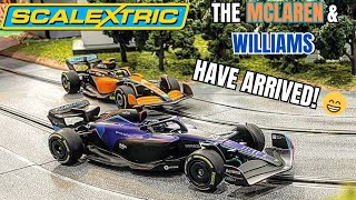 Scalextric F1 McLaren & Williams Slot Cars! Review and Lapping! 🏁🏎️