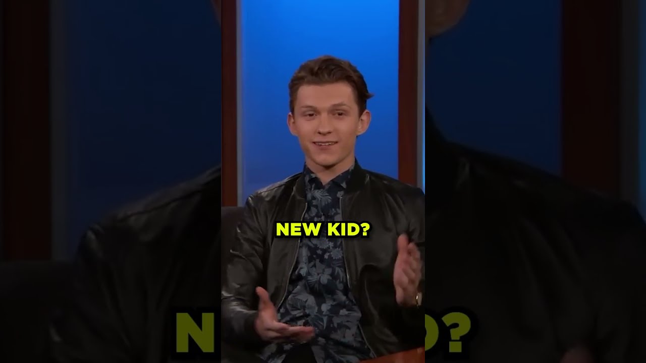 Tom Holland Goes Back To School 