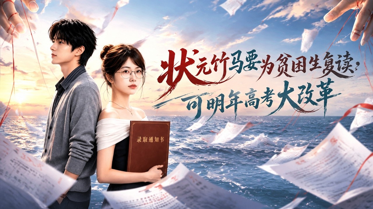 【高清全集】《状元竹马要为贫困生复读，可明年高考大改革》 #逆袭 #爱情 #甜宠 #反转 #热门短剧 #drama #爽剧 #電影 #精彩影视 #AI短剧