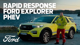 Ford Explorer Plug-In Hybrid Provides Rapid Response to Remote Emergencies