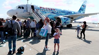 Влог:Самолет Анапа - Санкт-Петербург.Летим домой.