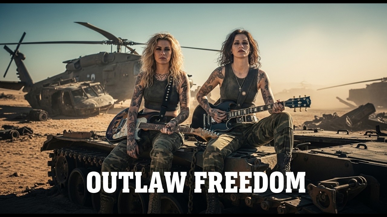 The Last Riff in a Graveyard of War Machines #RockNRoll #Cinematic #Outlaw