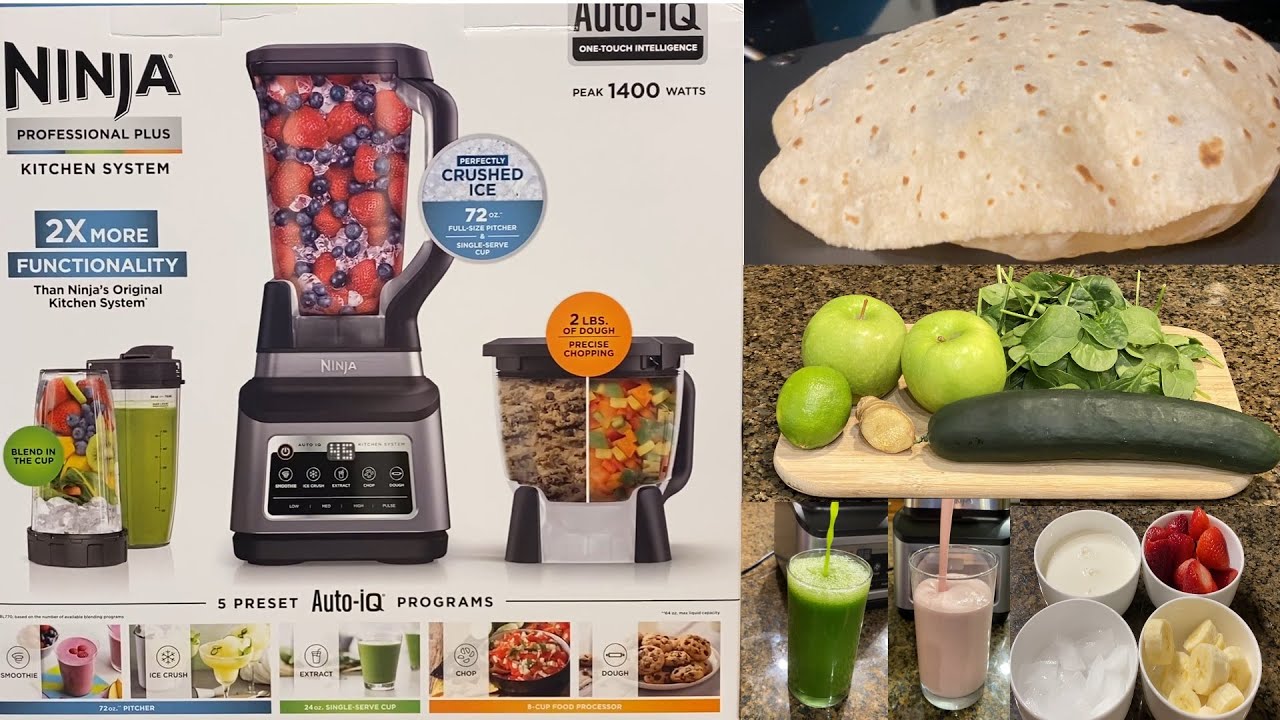 NINJA BN800 Kitchen System Review/Easy Dough Making/Healthy Green