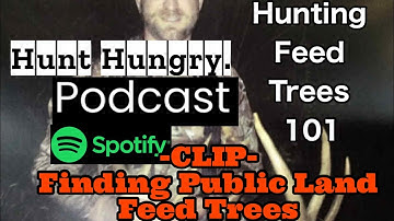 CLIP- Finding Public Land Feed Trees! Hunt Hungry Pod - #hunting #deer #podcast #outdoors 