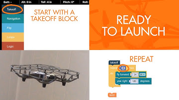 Basic Drone Programming using DroneBlocks
