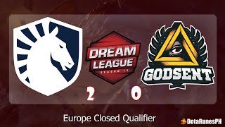 Liquid vs Godsent | Game 2 | DreamLeague Season 13 | EU Close Qualifier