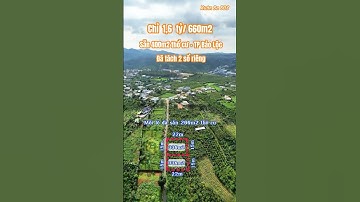 Chỉ 1,65 tỷ/ 660m2 TP Bảo Lộc - Sẵn 400m2 đất ở đã tách thành 2 sổ riêng 15x22 | Xuân Ba BĐS #baoloc