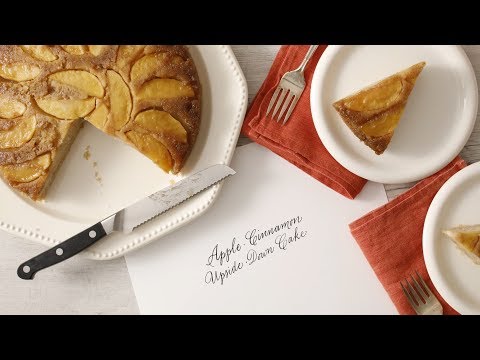 Cinnamon-Apple Upside-Down Cake- Martha Stewart