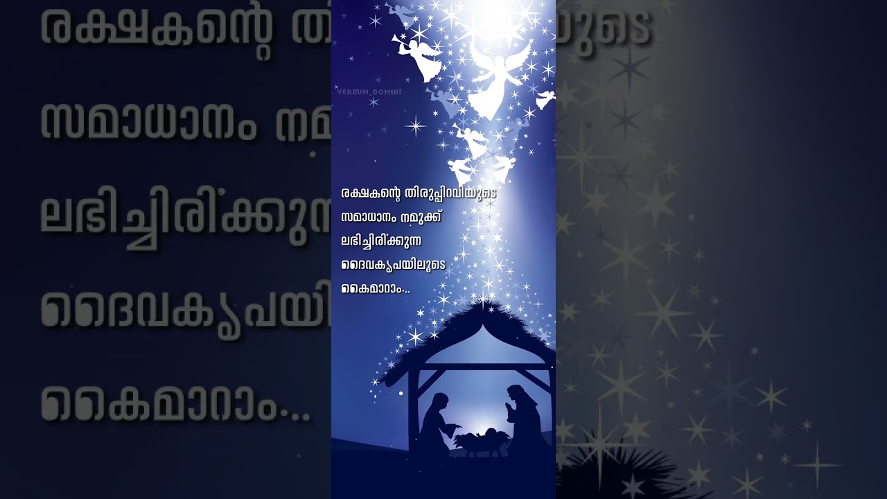 Akasha Deepam Thelinju | Latest Malayalam Christmas Song | Anandharavu | Christian Devotional Status