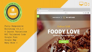 Foody – Responsive Restaurant HTML5 Template | Themeforest Website Templates and Themes