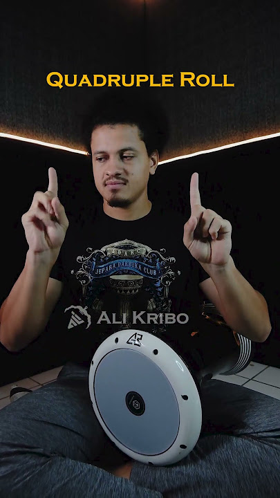 1 MENIT TUTORIAL TEKNIK ROLL DARBUKA !! #shorts
