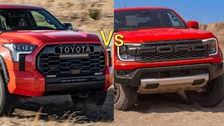 2023 Toyota Tundra TRD PRO Vs 2023 Ford Ranger Raptor