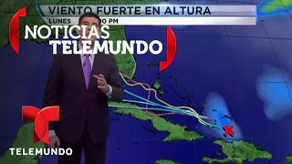 El pronóstico de la fuerte onda que amenaza la Florida | Noticias | Noticias Telemundo