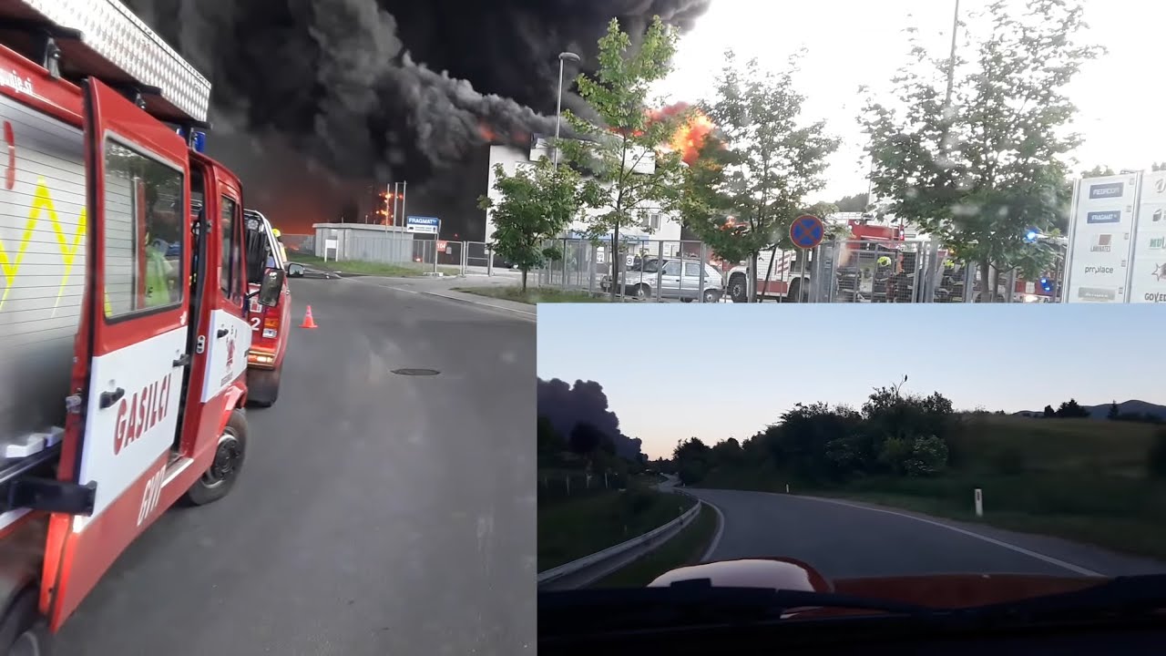 PGD Ivanje selo - izvoz in vožnja na požar Fragmat, 13.6.2019