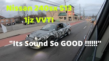 Nissan 240sx S13 - 1jz VVTI Rolling Out " Its Sound SO GOOD !!!! " JZX100