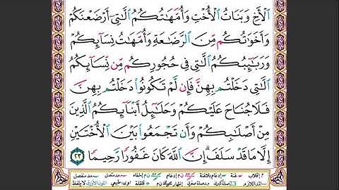 # ٥ الصفحة ٨١ من القرآن الكريم مكررة ١٠ مرات سورة النساء وإن أردتم إستبدال زوج ماهر معيقلي