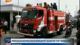www.pojokpitu.com : Perusahaan Makanan Ringan PT. Siantar Top Terbakar