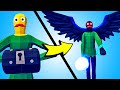 Baldi Becomes a Corrupted Monster to Escape Prison - TABS Story